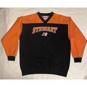 Vintage Tony Stewart‎ #20 Chase Authentics Crewneck Sweatshirt X-Large Nascar